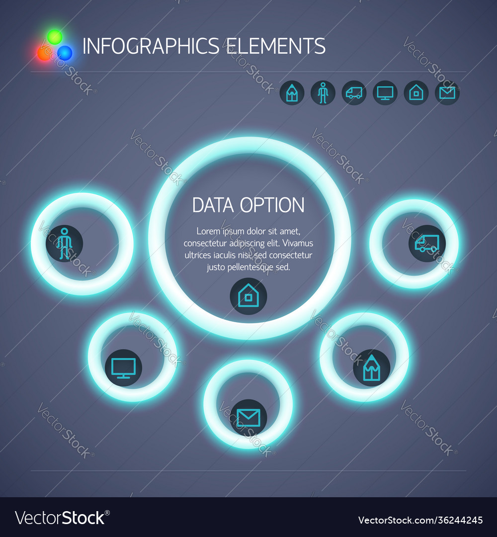 Business infographic concept Royalty Free Vector Image