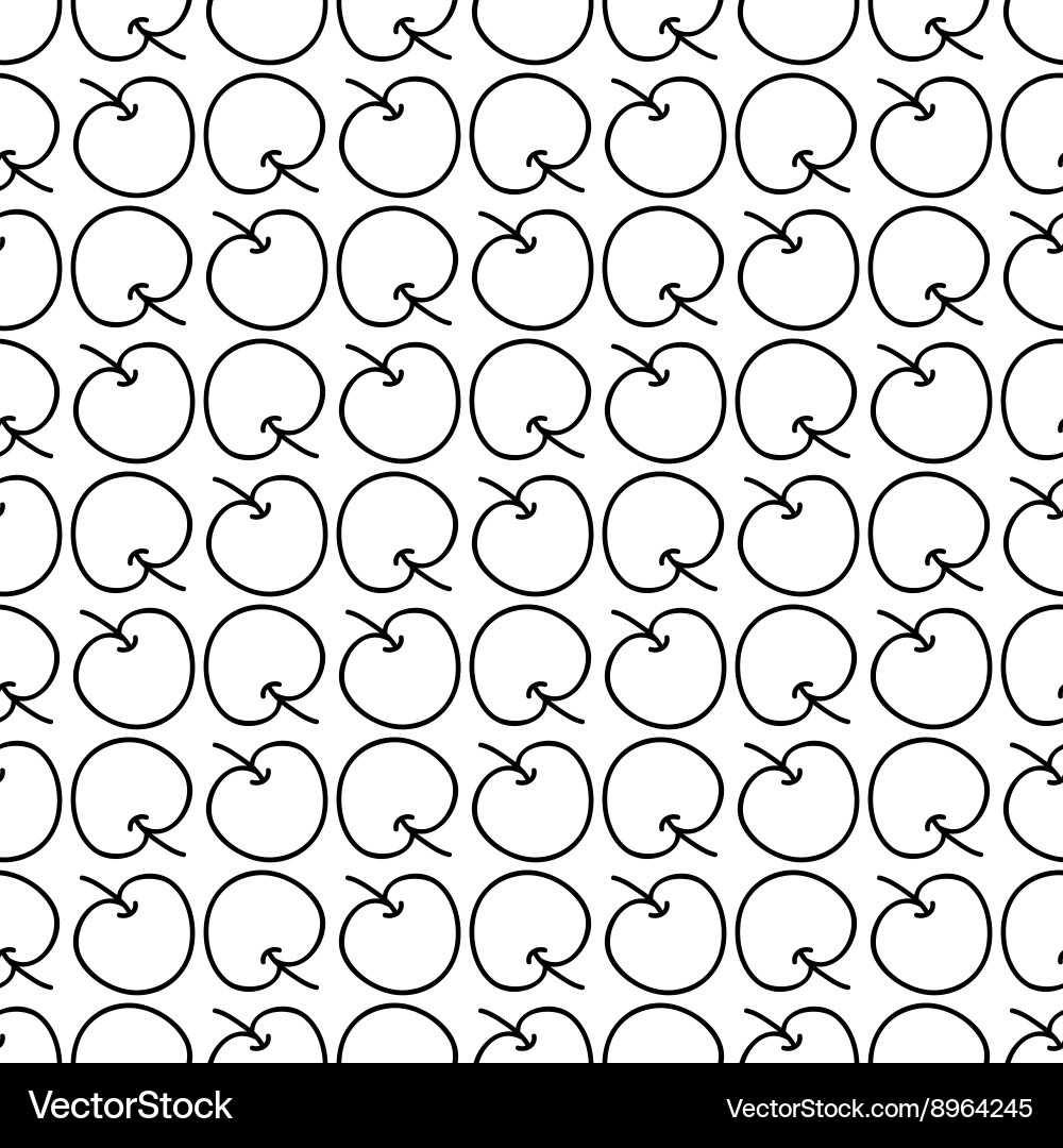 Seamless summer background hand drawn pattern Vector Image