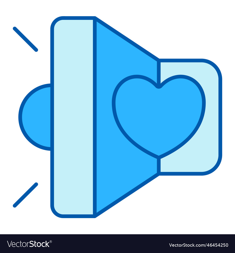 Love speaker 3 Royalty Free Vector Image - VectorStock