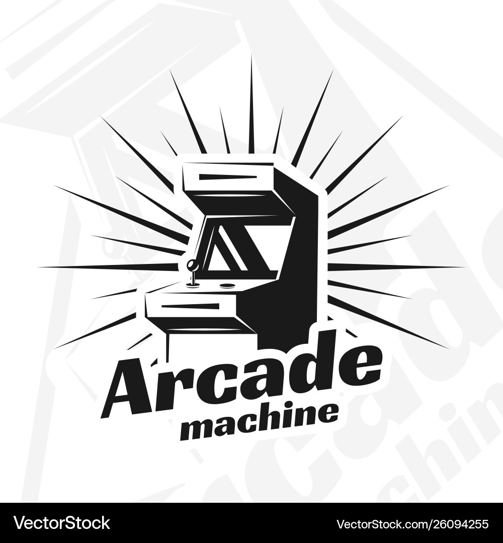 Arcade machine Royalty Free Vector Image - VectorStock