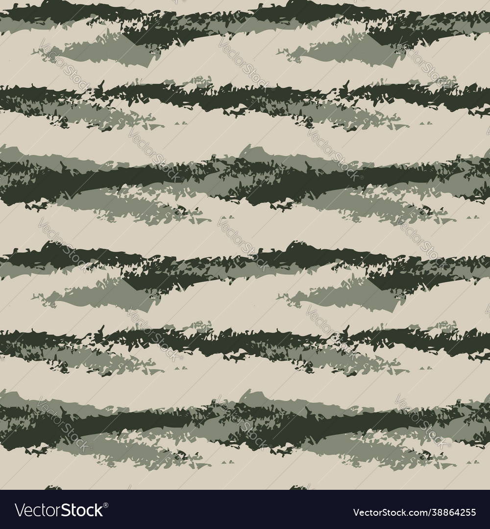 Green brush stroke fur seamless pattern Royalty Free Vector