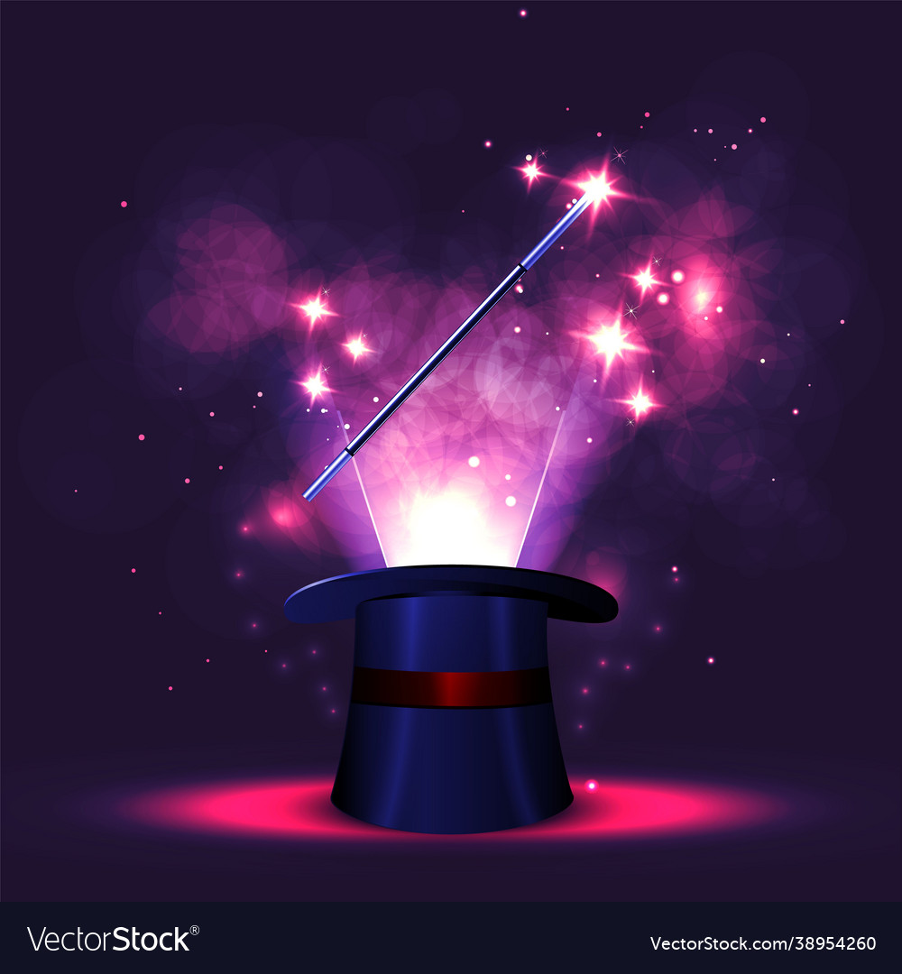 Background magic and sorcery evil good Royalty Free Vector