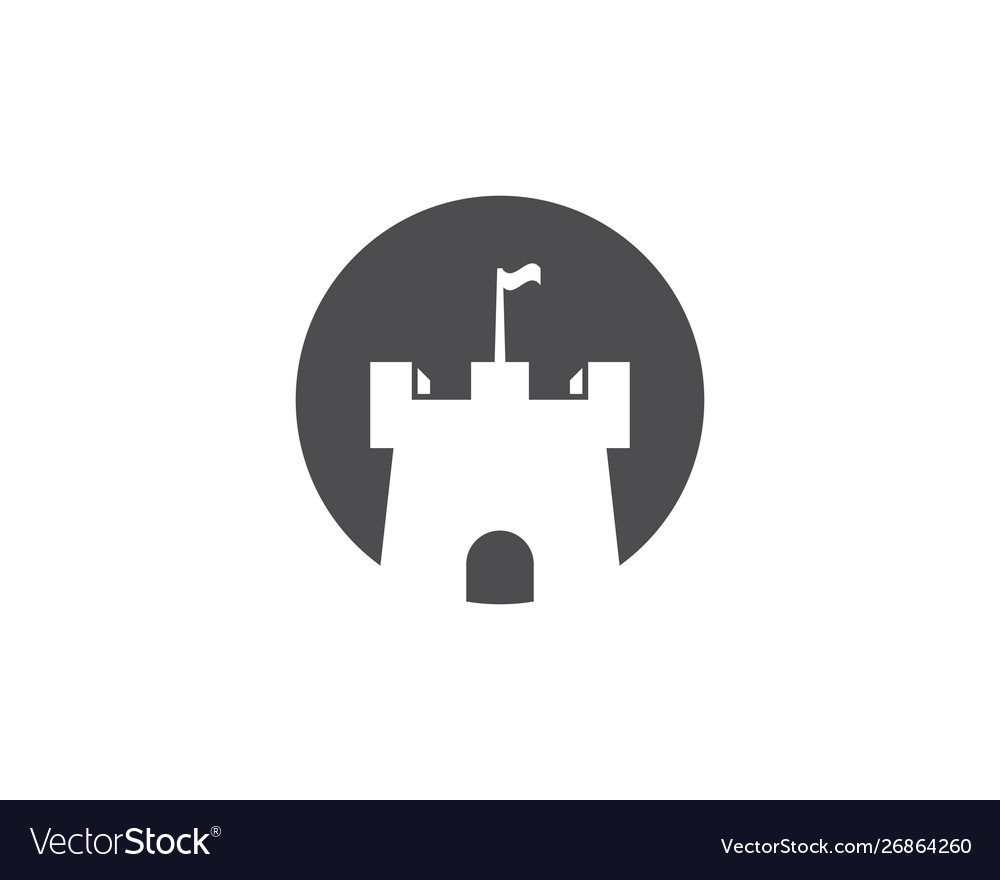 Castle logo Royalty Free Vector Image - VectorStock