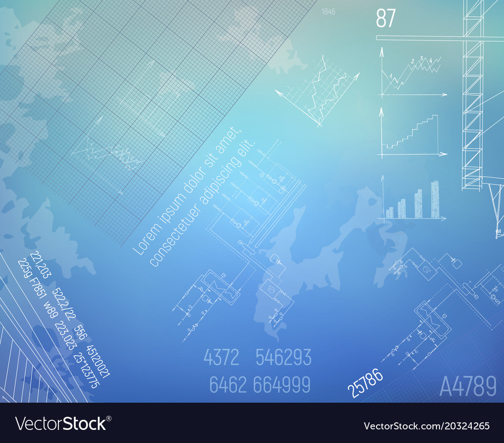 Boiler room engineering drawings technology Vector Image