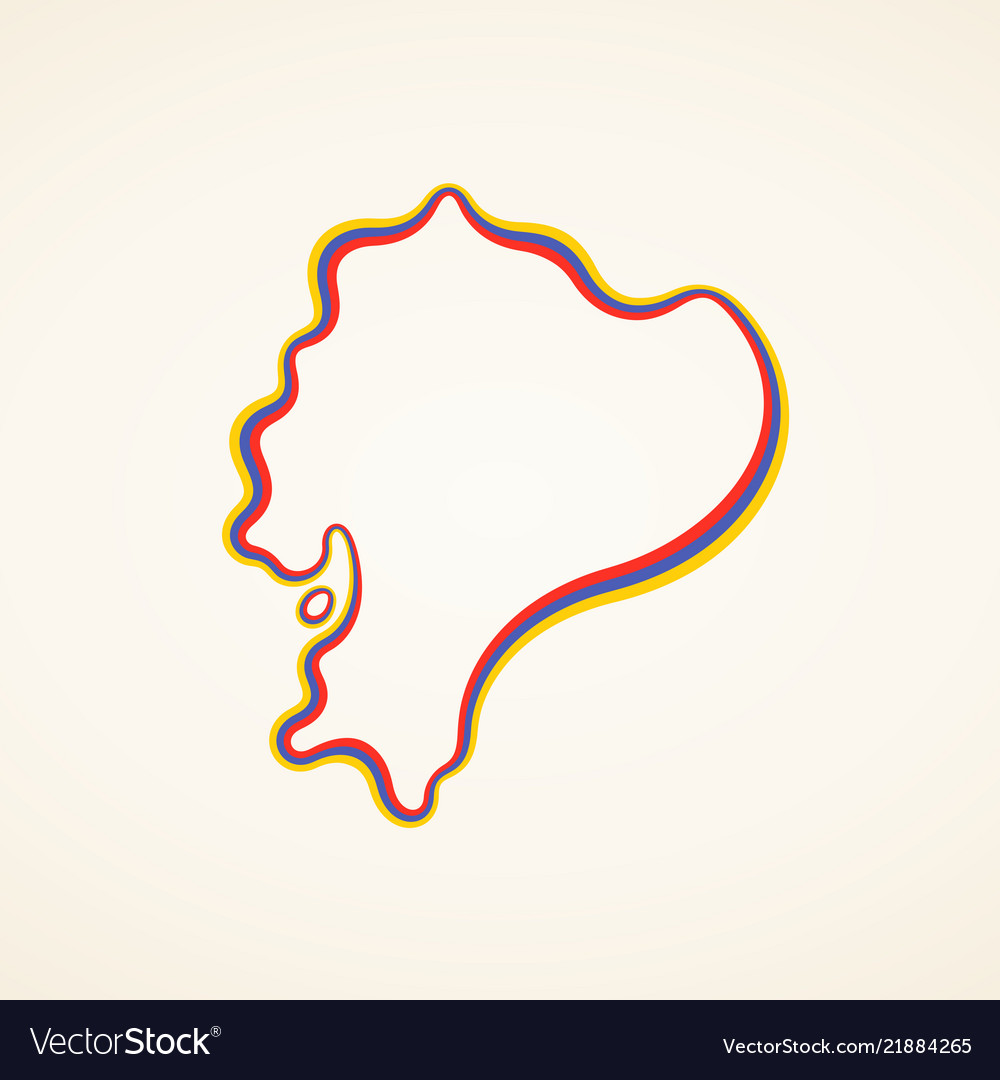 Ecuador - outline map