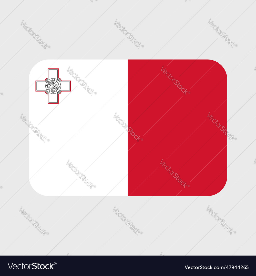 Malta flag icons set Royalty Free Vector Image