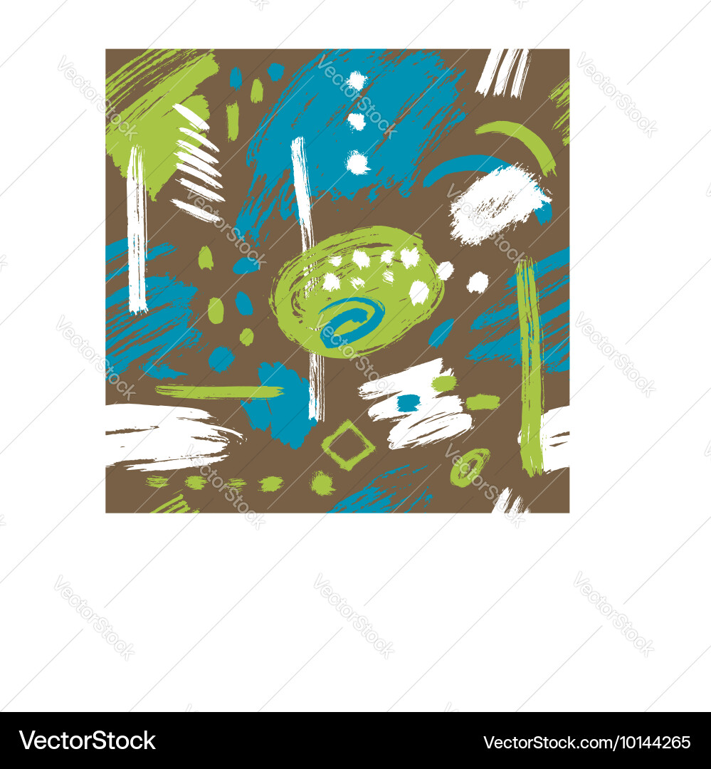 Seamless pattern brush strokes Royalty Free Vector Image