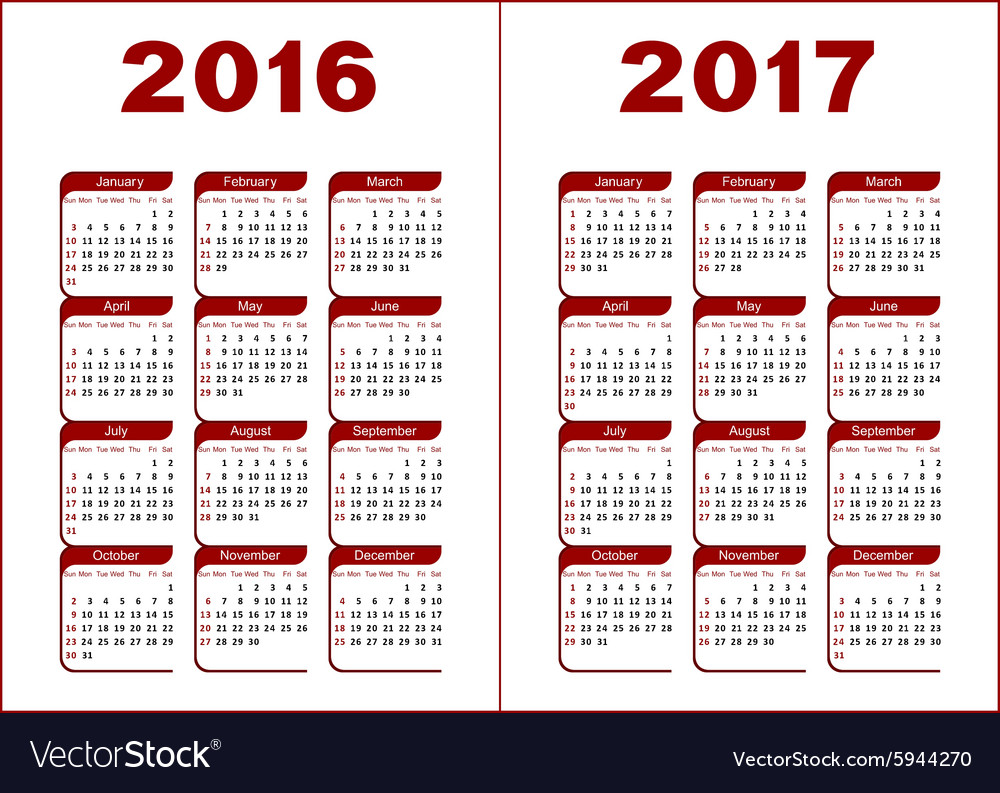 multi calendars printable 2016