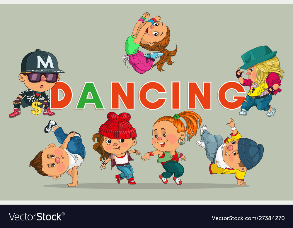 Dancers Royalty Free Vector Image - VectorStock