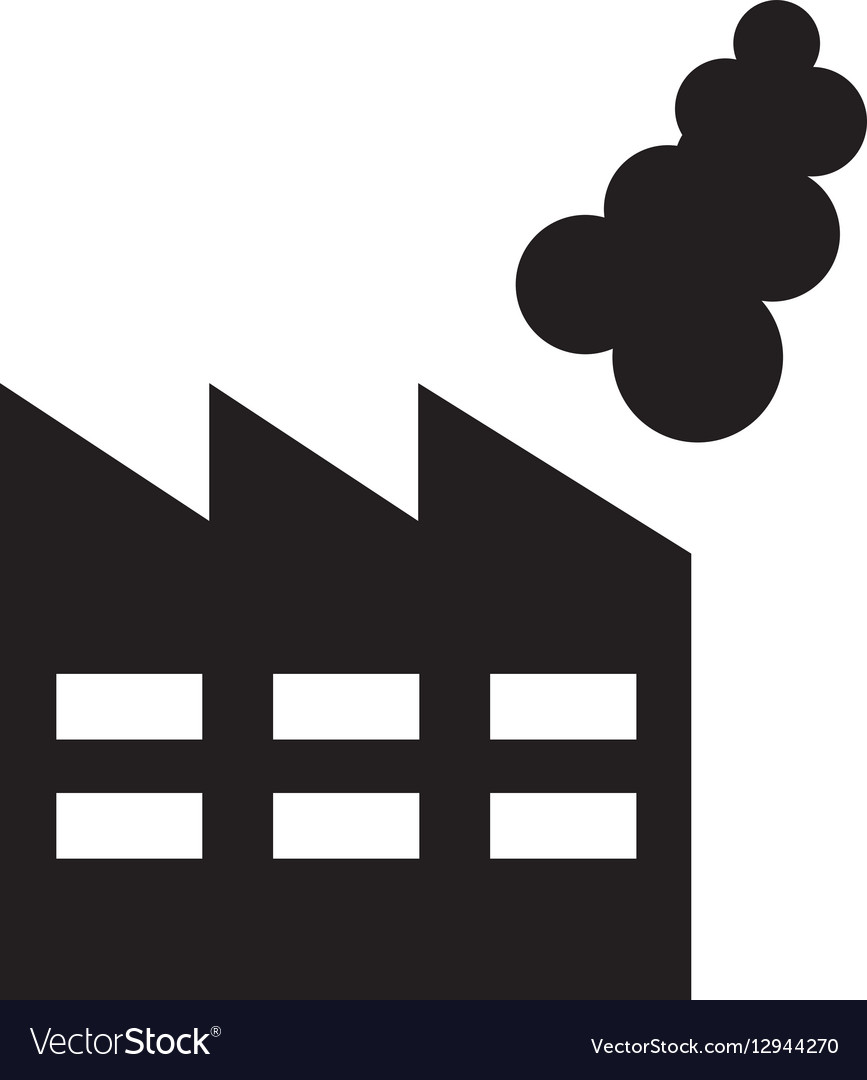 Factory plant isolated icon