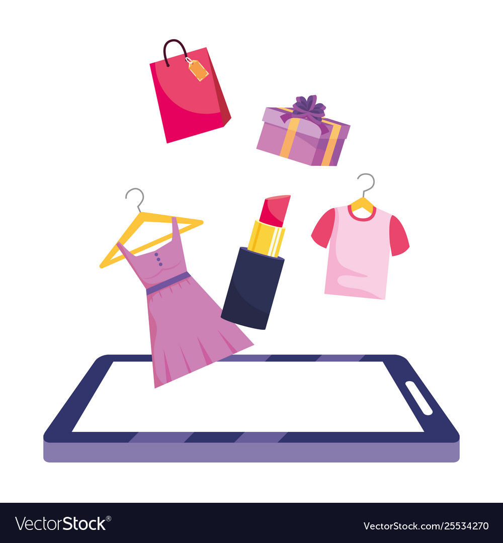 Shopping online icon design