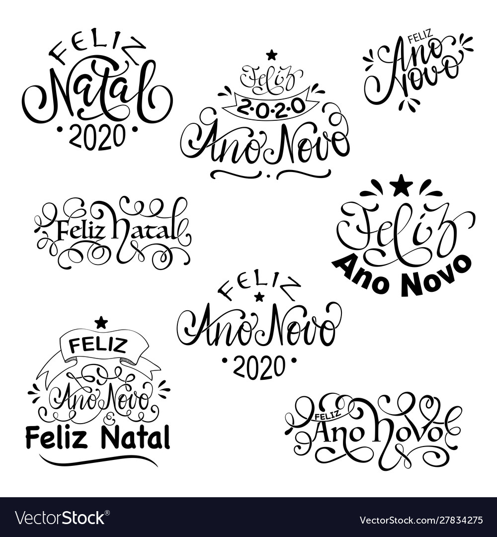 Design PNG E SVG De Feliz Natal Letras Portuguesas Para Camisetas