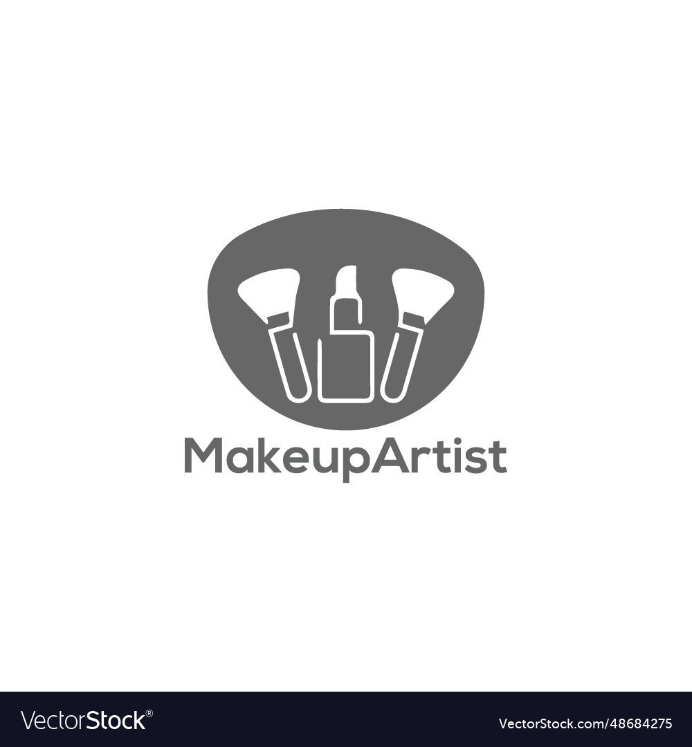 makeup-artist-logo-royalty-free-vector-image-vectorstock
