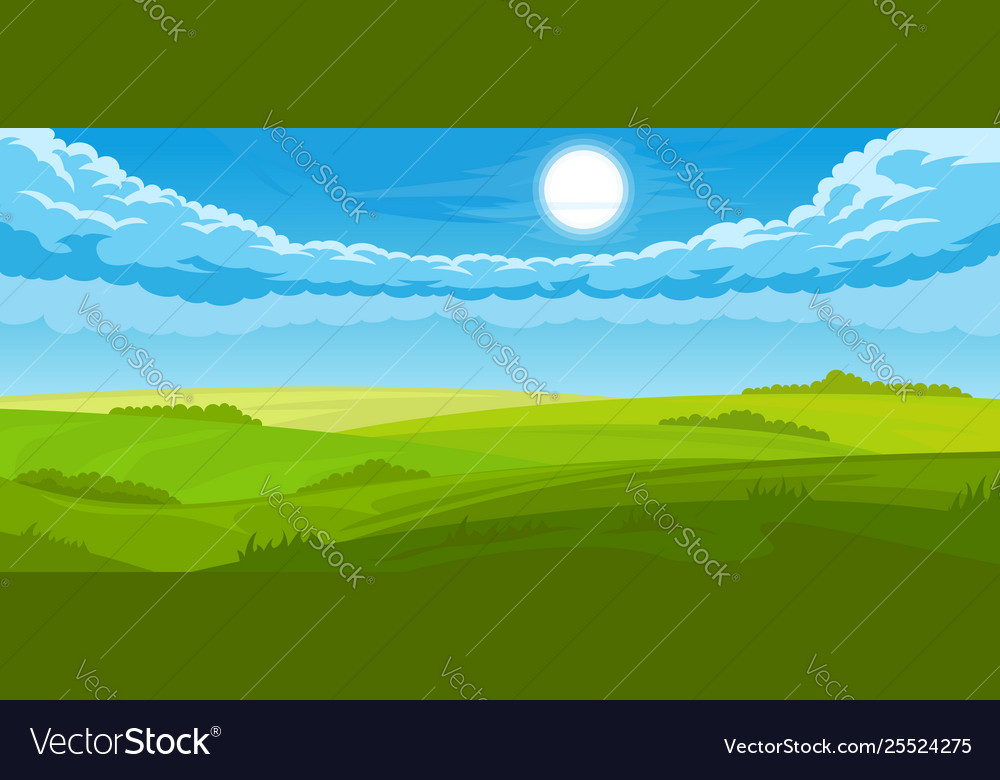 Rural summer landscape