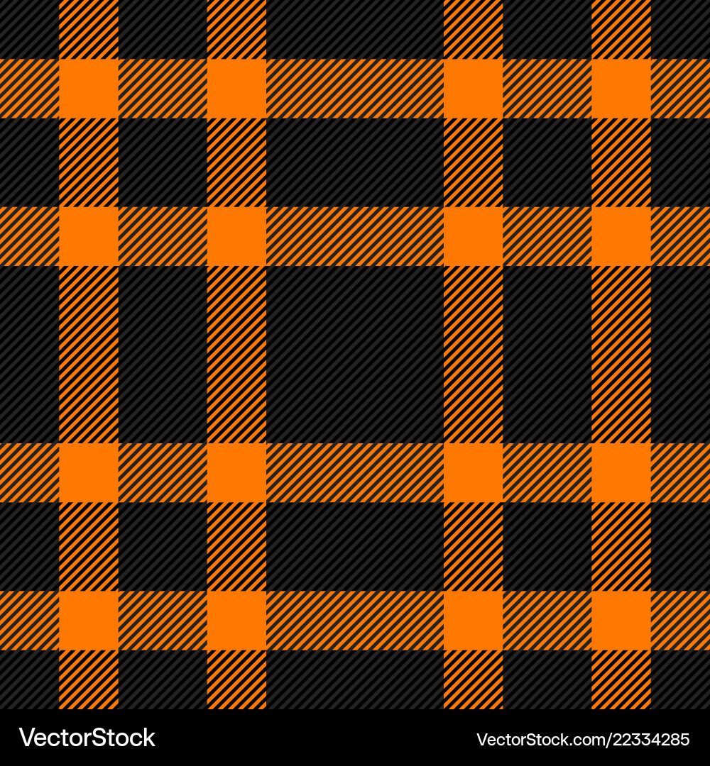 Halloween Tartan Plaid Scottish Cage Background Vector Image