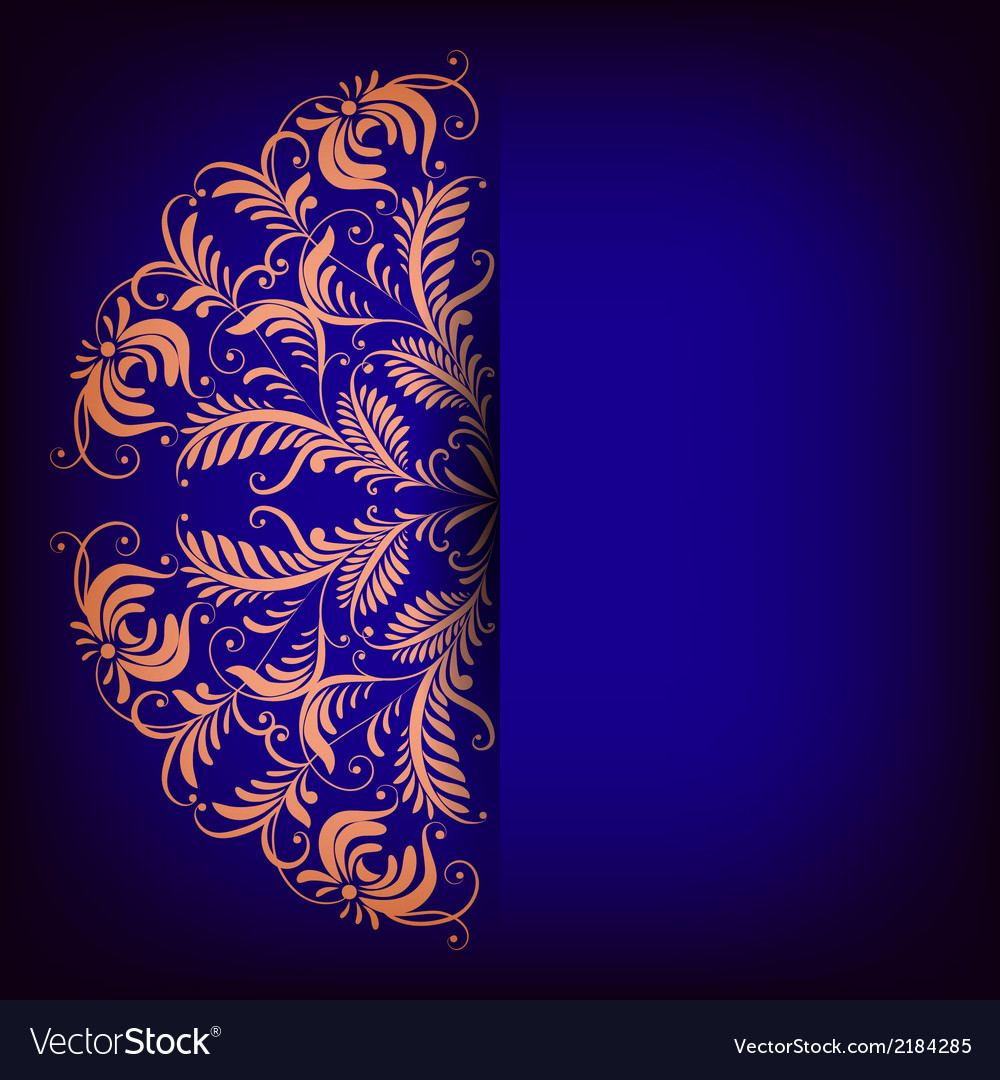 Royal background with lace ornament Royalty Free Vector