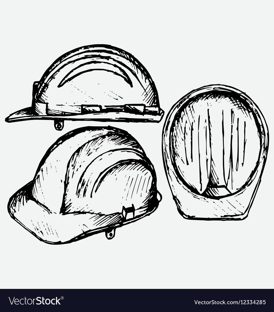 Safety helmet Royalty Free Vector Image - VectorStock