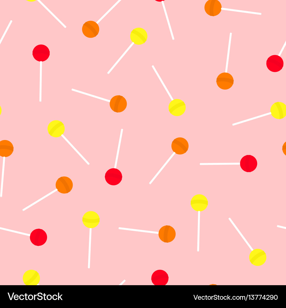 Sweet candy seamless pattern Royalty Free Vector Image