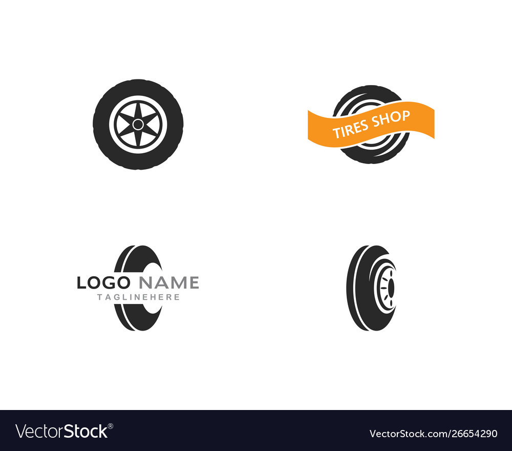 Tires logo Royalty Free Vector Image - VectorStock