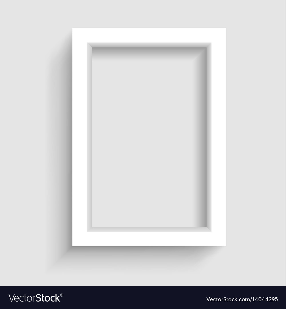 Presentation vertical picture frame Royalty Free Vector