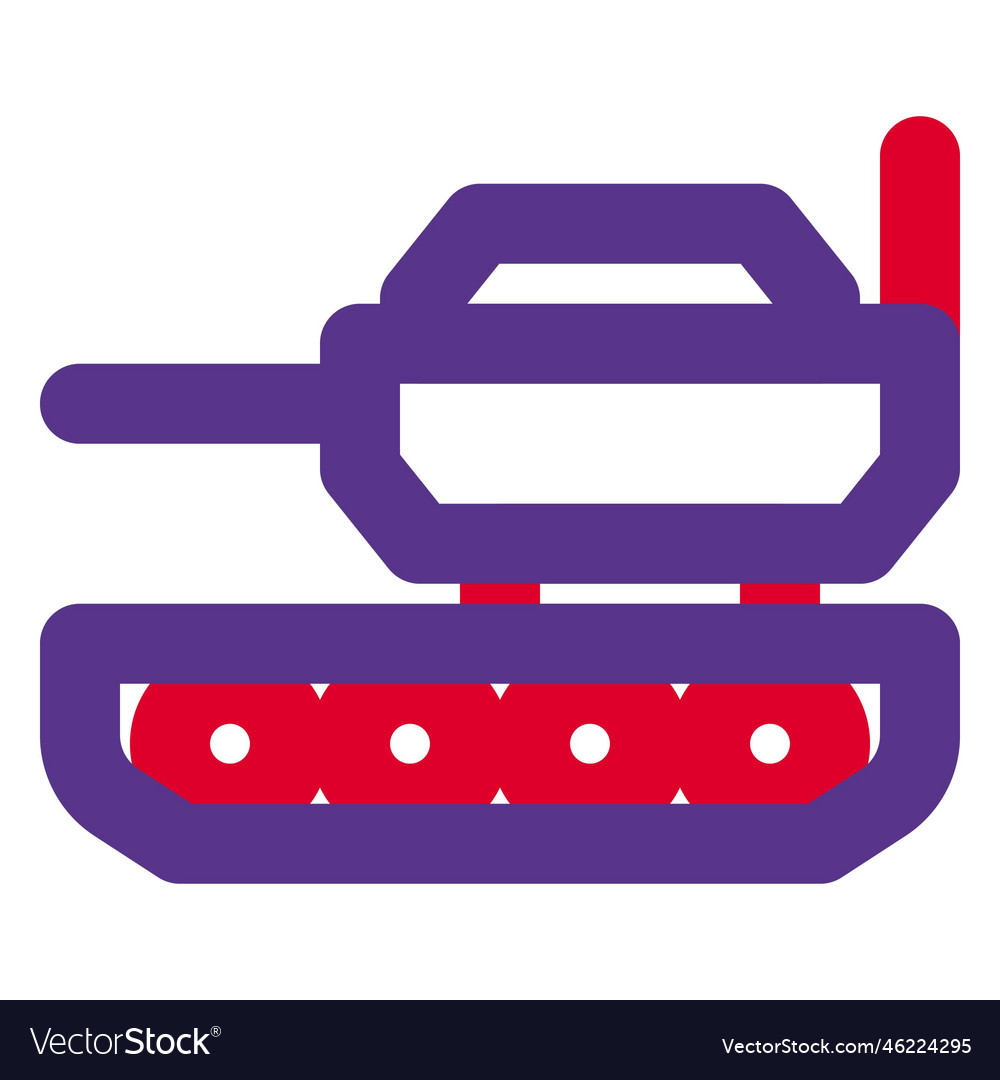 Selfpropelled armoured fighting vehicle Vector Image