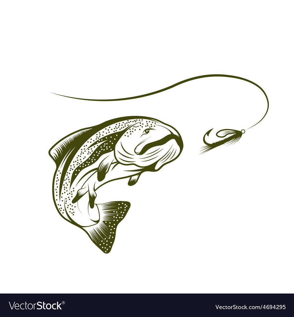 Trout and lure design template