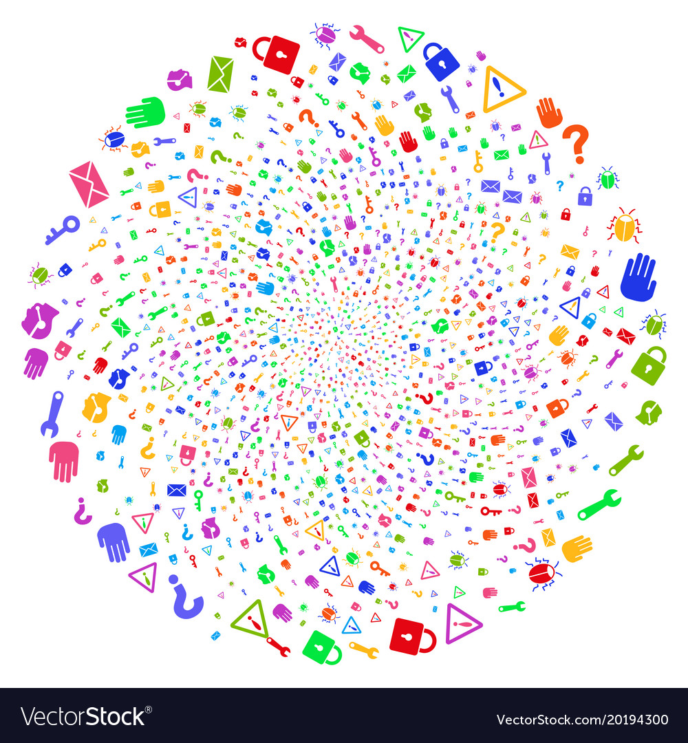 Secrecy symbols cycle circle