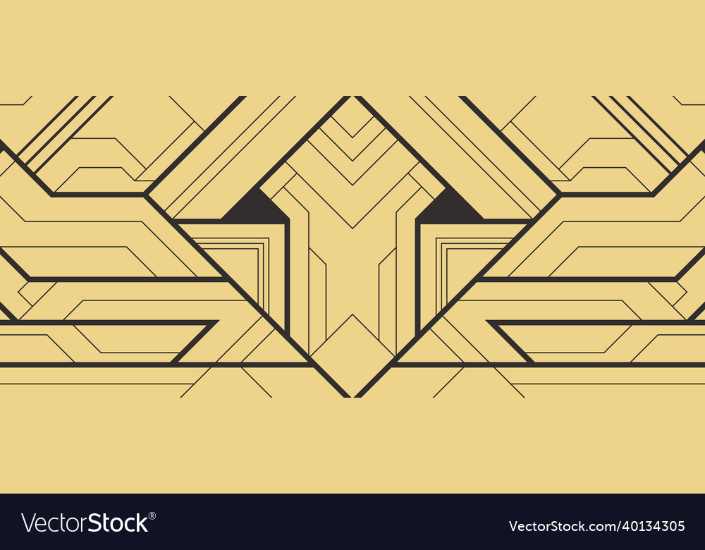 Abstract art deco geometric background