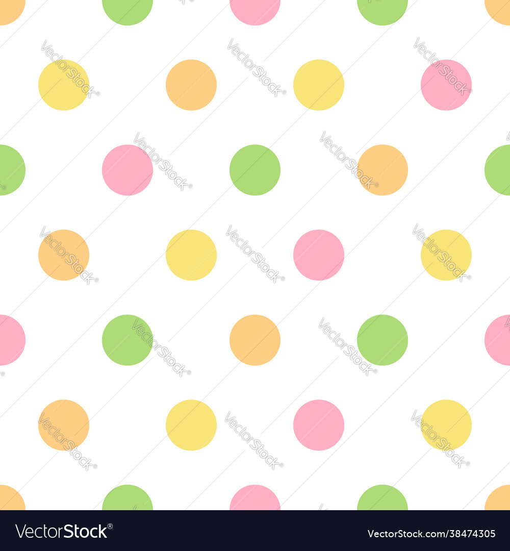 Polka dots seamless pattern