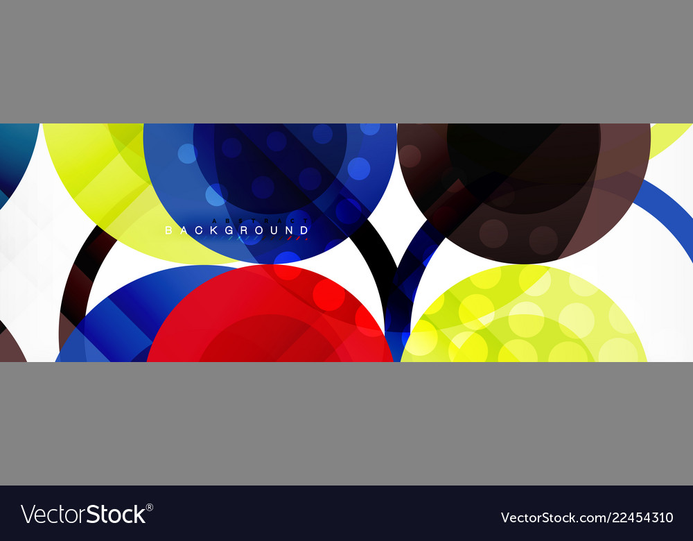 Circle composition abstract background