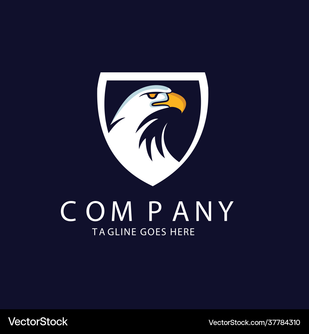 Eagle head logos Royalty Free Vector Image - VectorStock