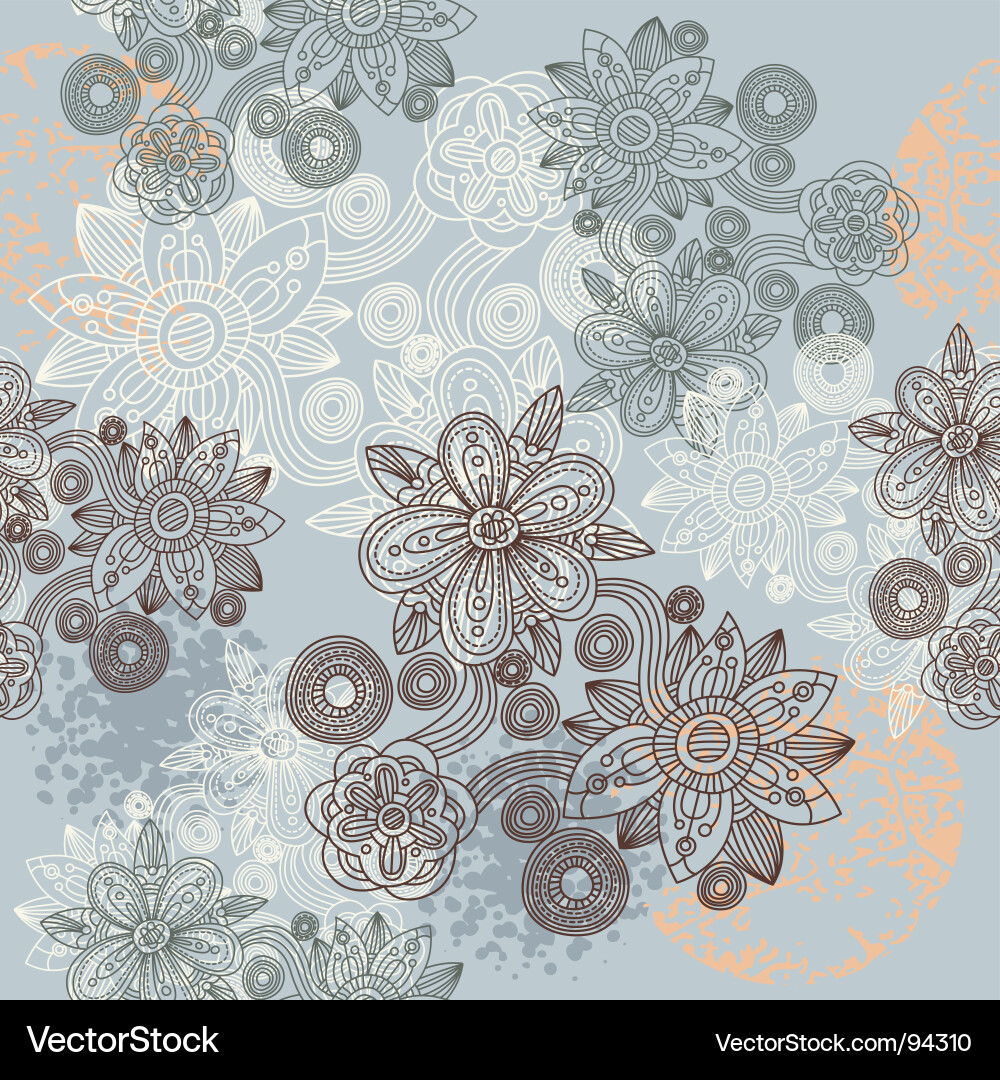 Floral pattern Royalty Free Vector Image - VectorStock