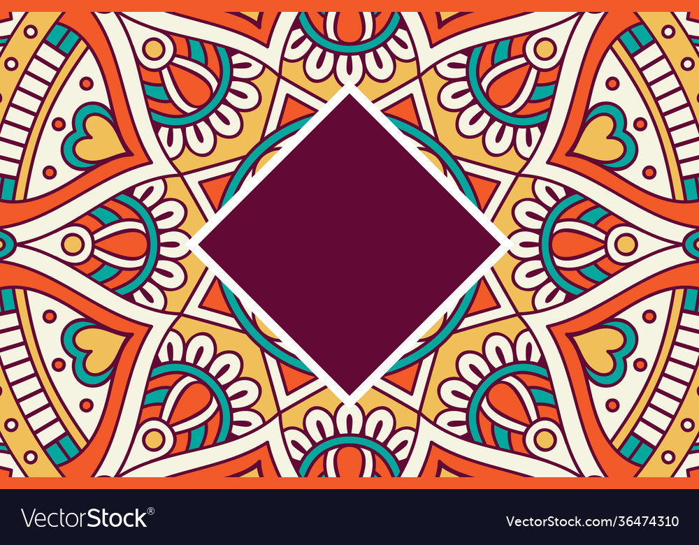 Islamic background with mandala Royalty Free Vector Image