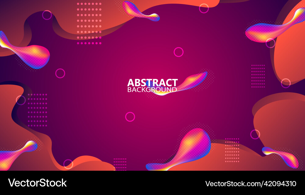 Liquid abstract background template Royalty Free Vector