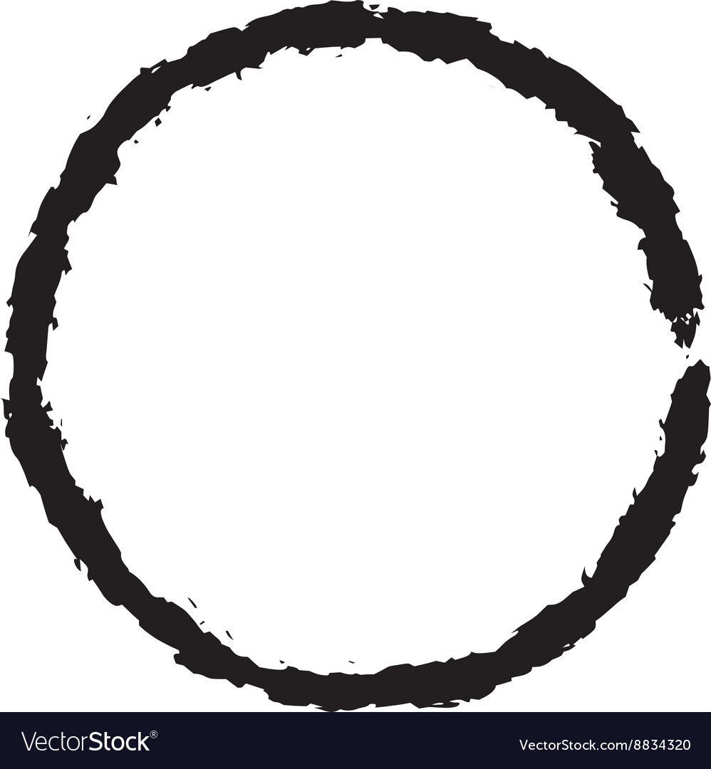 Circle shape black grunge background