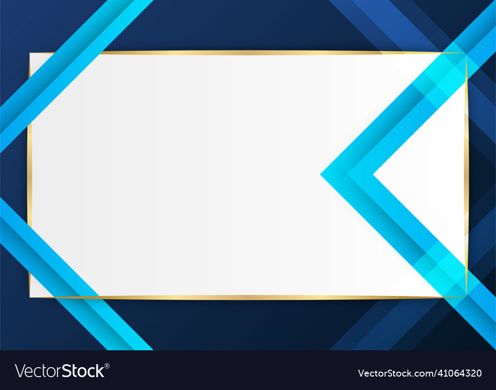 Modern blue white abstract presentation Royalty Free Vector