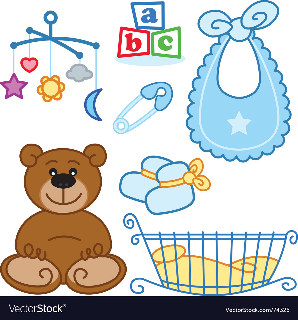 Download Baby toys Royalty Free Vector Image - VectorStock