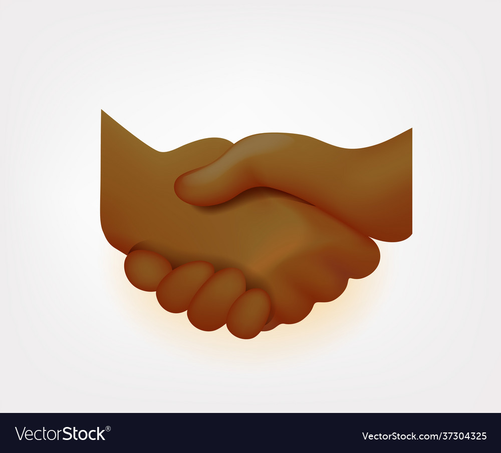 Premium Vector  Handshake icon of various skin tones hand gesture emoji  vector illustration