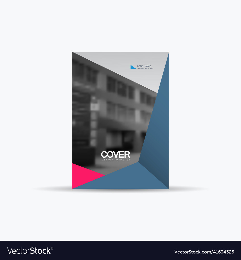 Brochure city design template cover Royalty Free Vector