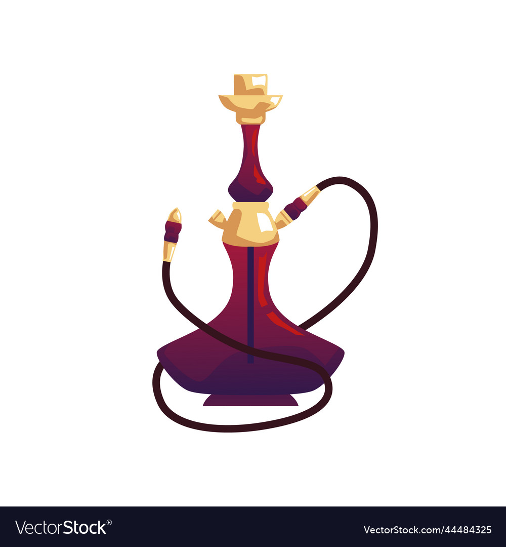 Turkish stylish hookah or smoking calabash flat