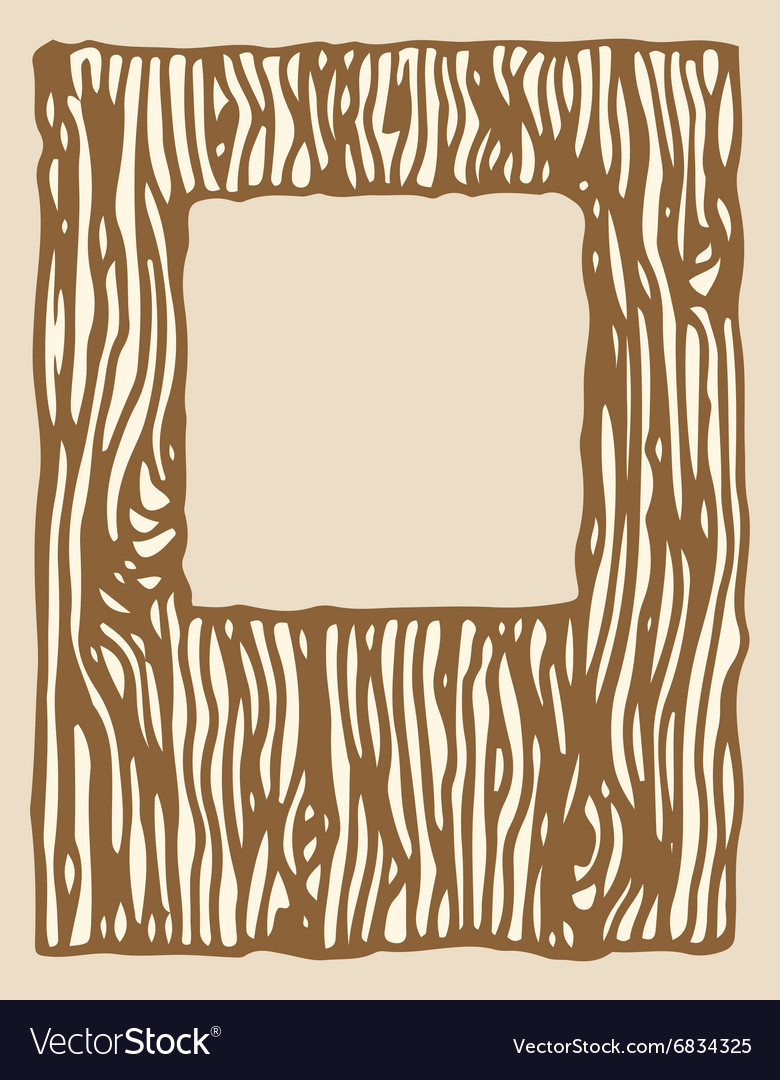 Wood texture photo frame