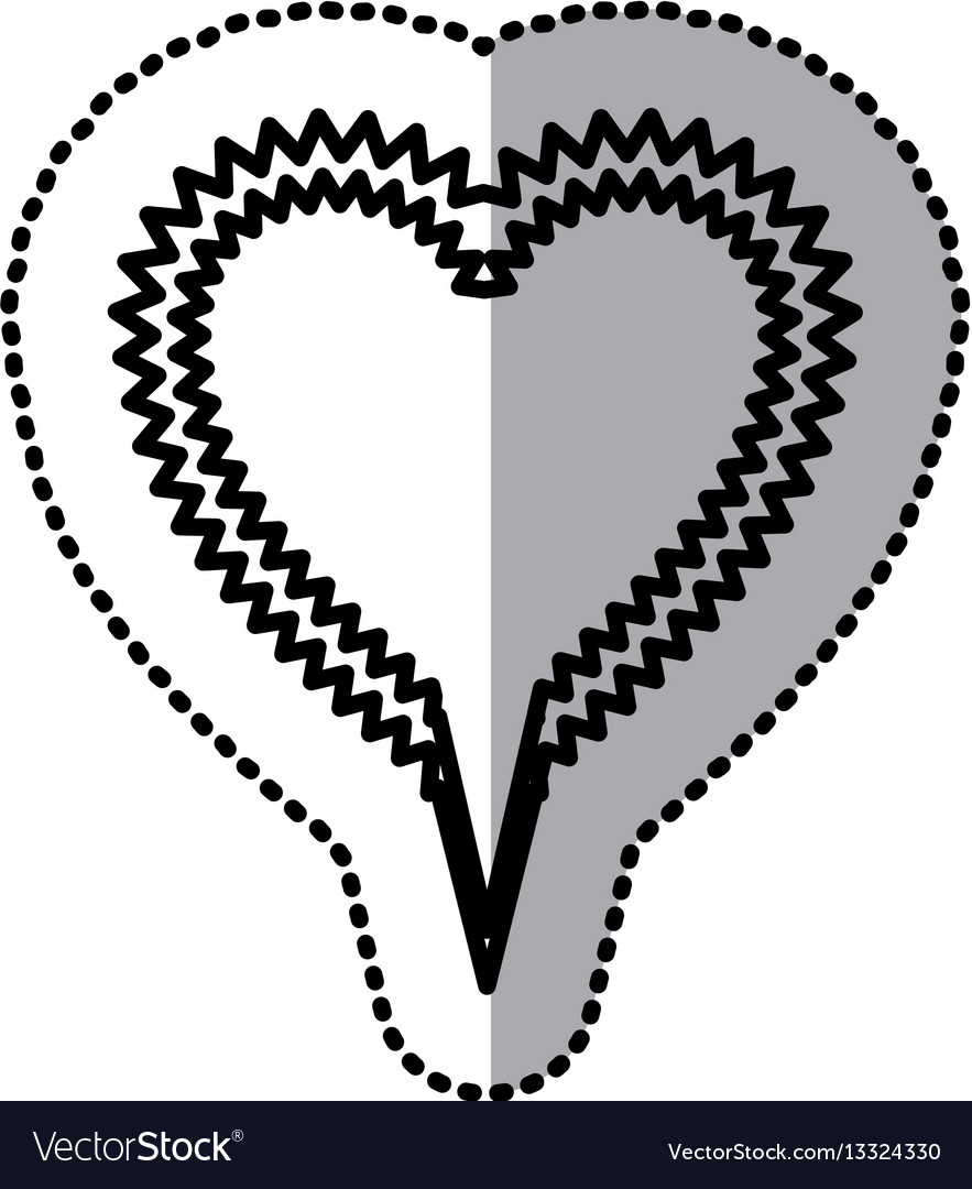 Chat bubble heart icon stock