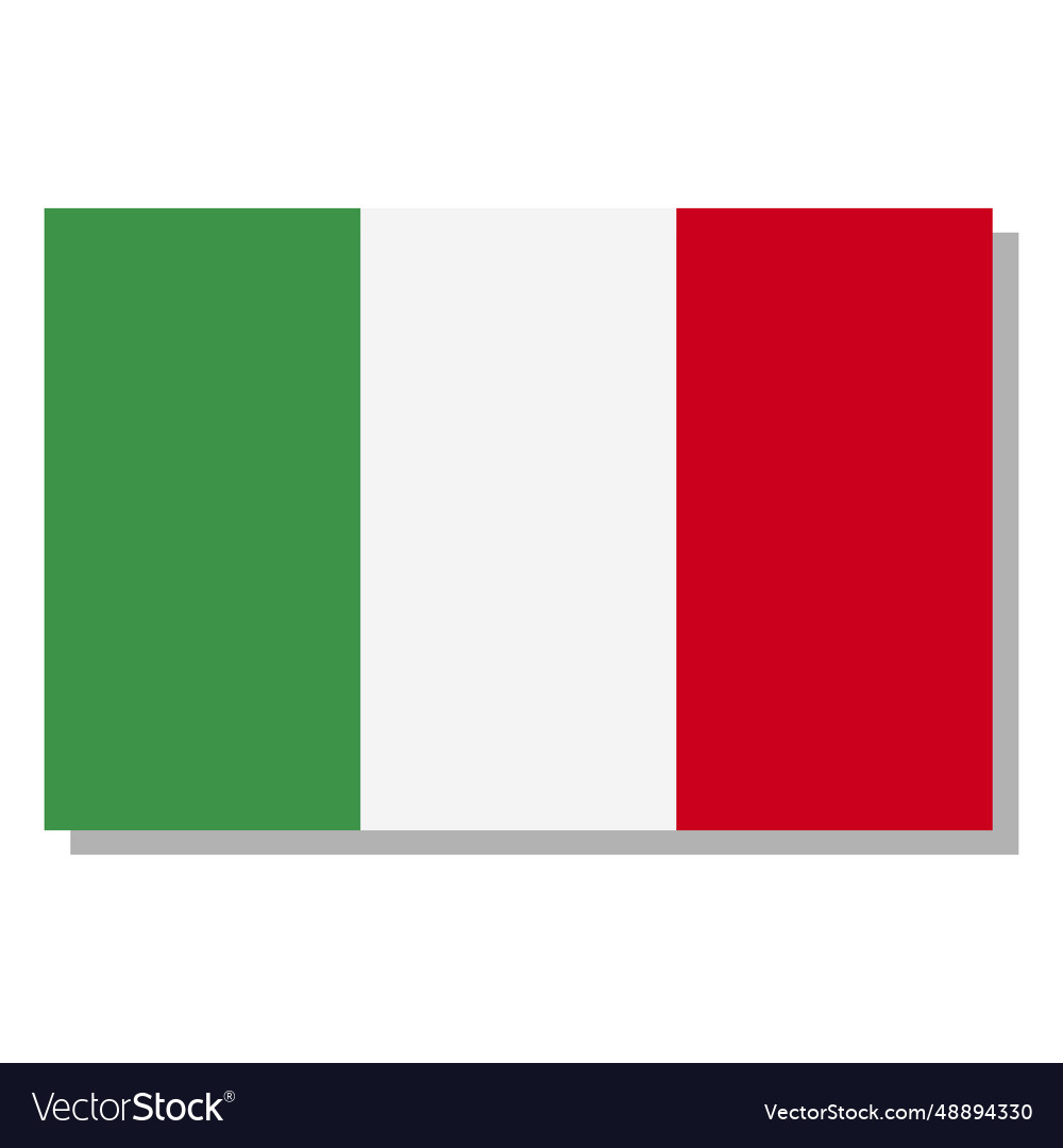 Italy flag language icon