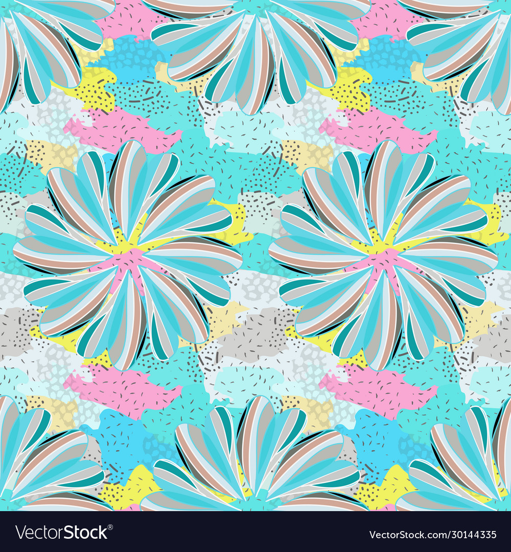 Flower seamless pattern