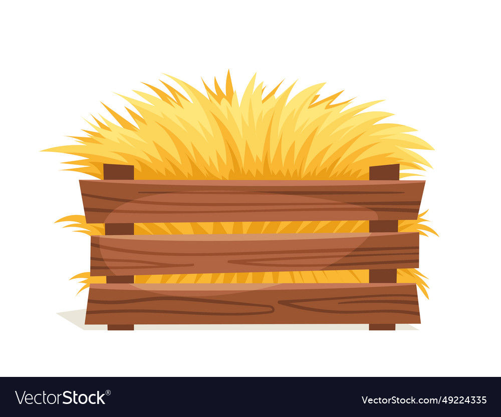 Haystack yellow concept Royalty Free Vector Image