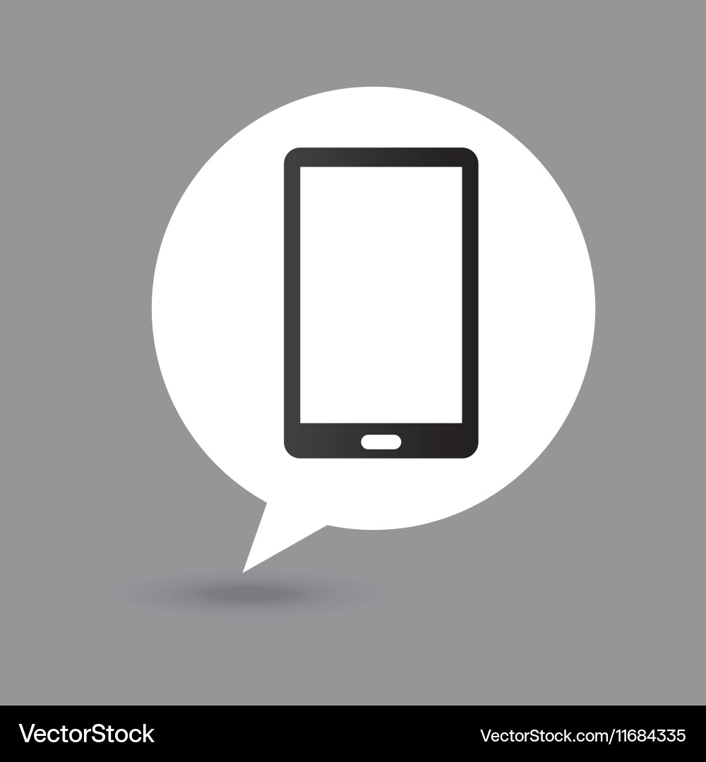Smartphone map pin icon Royalty Free Vector Image