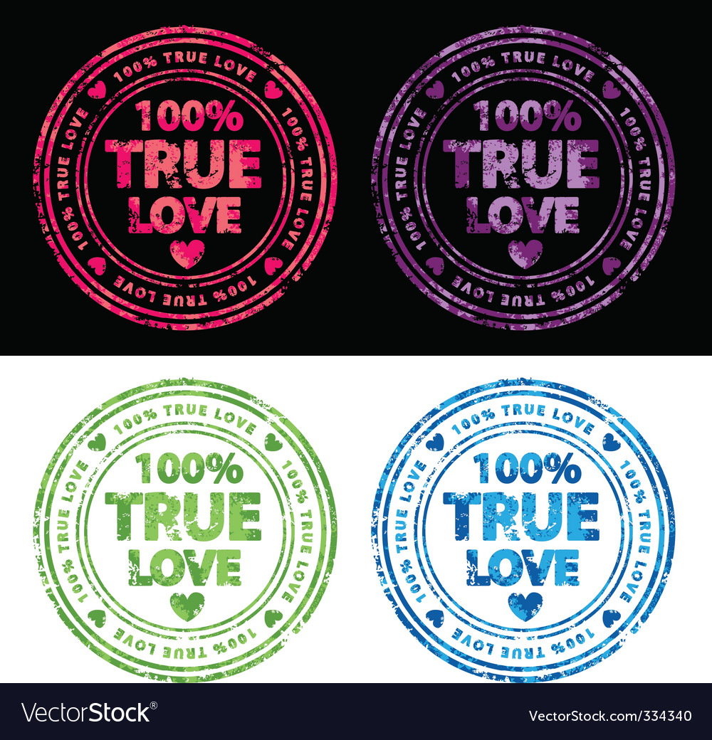 True love Royalty Free Vector Image - VectorStock