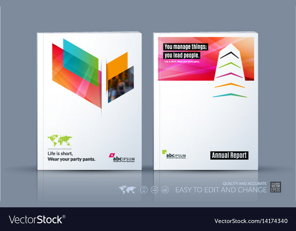 Business template brochure design cover Royalty Free Vector