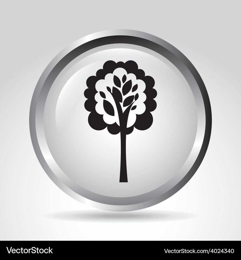 Green tree Royalty Free Vector Image - VectorStock