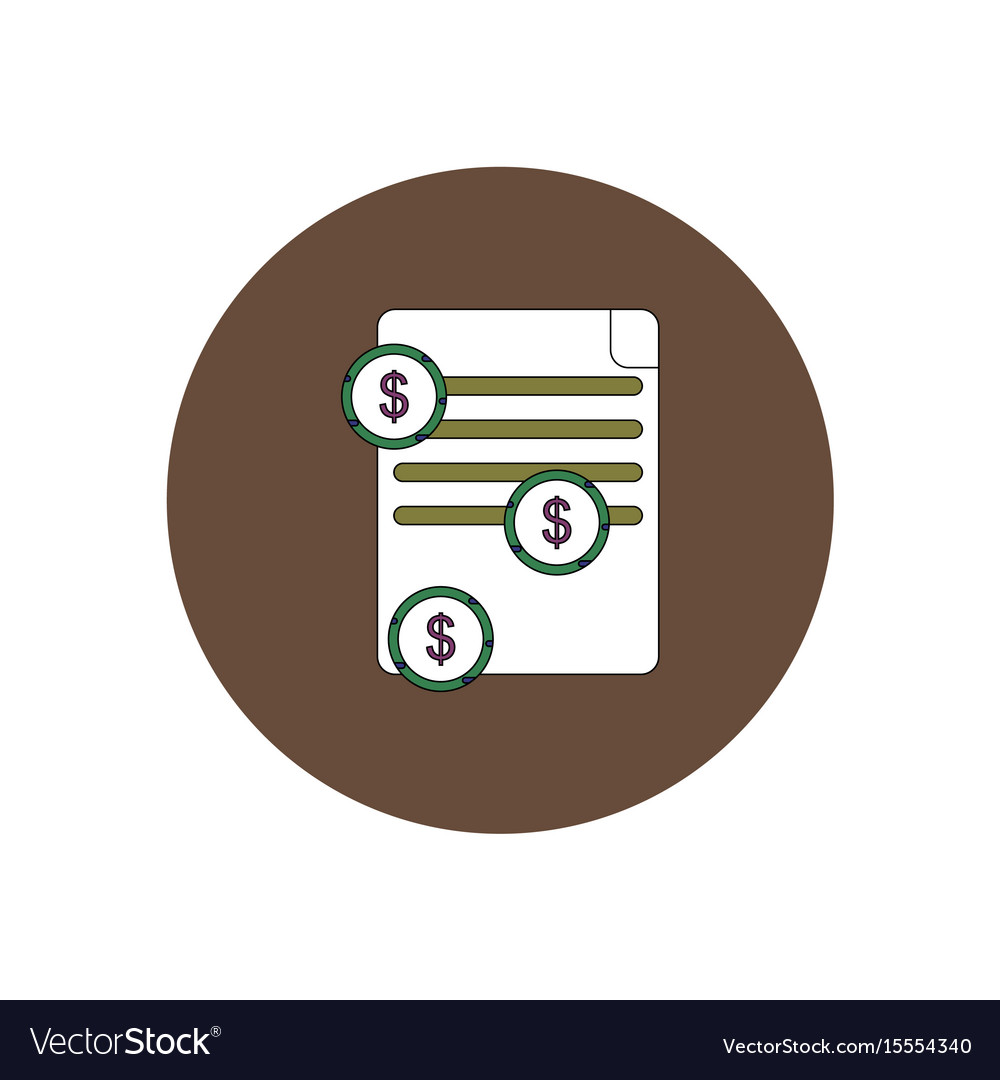 In flat design of get money